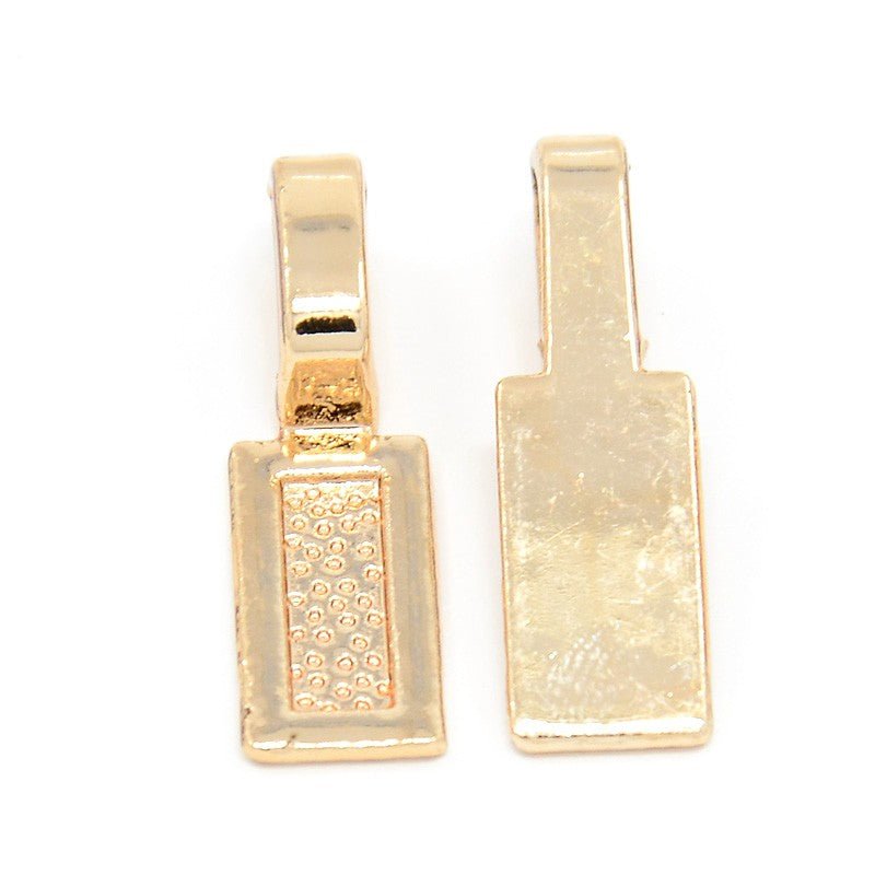 Pendant Bail - Gold OBLONG (2)