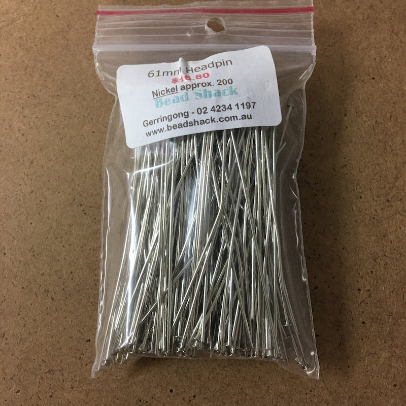61mm Headpin - Nickel