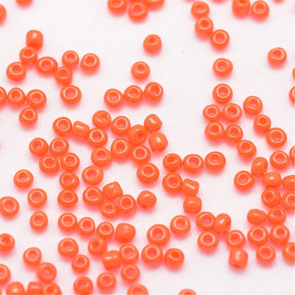 Orange - 8/0 Opaque (50g) - Seed Beads