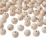 Raw Wood 12mm Round Beads - Bead Shack