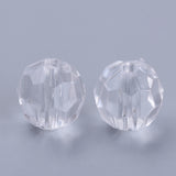 6mm Faceted Beads (100) - Clear