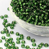 Green - 6/0 Silverlined (50g) - Seed Beads