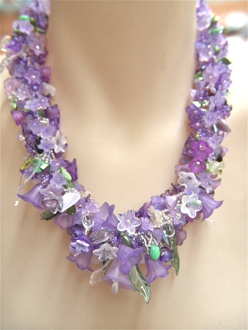 Along the Garden Path Necklace Pattern