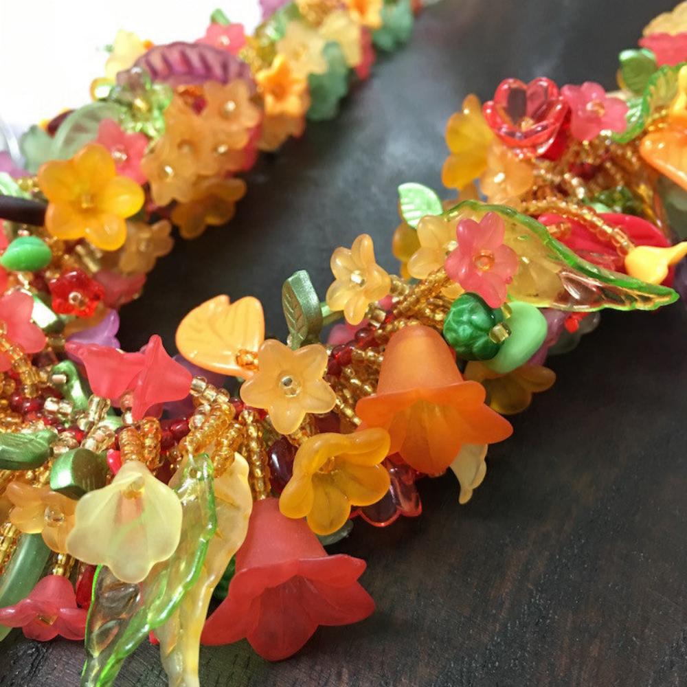 Along the Garden Path Necklace Kit - Autumn