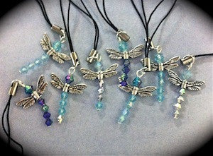 Delightful Dragonflies Kit (makes 6) Gold/Blues