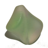 Green/Pink Frosted 17mm Twisted Diamond Qty: 10 beads - Bead Shack