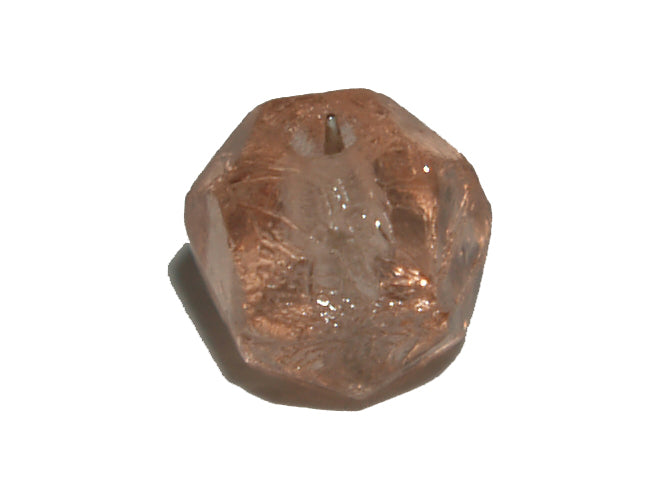 5mm Facet Round (25) - Watermelon Transparent - Vintage Czech Glass Beads