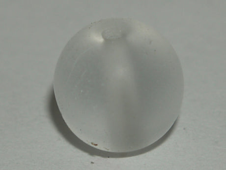 Clear Frosted 5mm Round Qty: 50 beads - Bead Shack