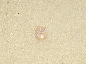 Softest Pink Transparent 6mm Round Qty: 10 beads - Bead Shack