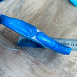 Flat Fish (1) - Blue - Nautical Wood Craft Decoration