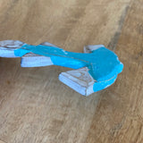 Anchor (1) - Turquoise - Nautical Wood Craft Decoration