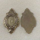 Teardrop (2) - Antique Gold - Vintage Metalised Pendant Setting