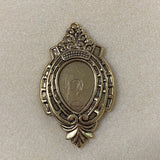 Teardrop (2) - Antique Gold - Vintage Metalised Pendant Setting