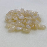 10x7mm Rice Chip (50) - Citrine - Gemstone Look Vintage Lucite Beads