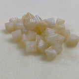 12x10mm Bicone (25) - Citrine - Gemstone Look Vintage Lucite Beads