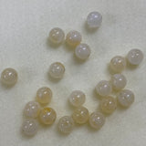 10mm Round (25) - Citrine - Gemstone Look Vintage Lucite Beads