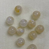 12mm Round (25) - Citrine - Gemstone Look Vintage Lucite Beads