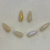 20mm Teardrop (25) - Citrine - Gemstone Look Vintage Lucite Beads