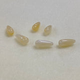 20mm Teardrop (25) - Citrine - Gemstone Look Vintage Lucite Beads