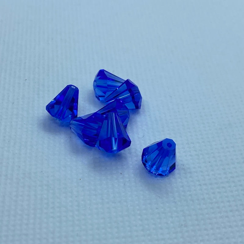 Art. 5400 10x9mm Sapphire Cone (1) - Bead Shack