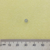 5mm Round (50) - Pale Blue Bubble - Vintage Czech Glass Beads