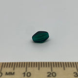 9x5mm Bicone (25) - Emerald Green Transparent - Vintage Czech Glass Beads
