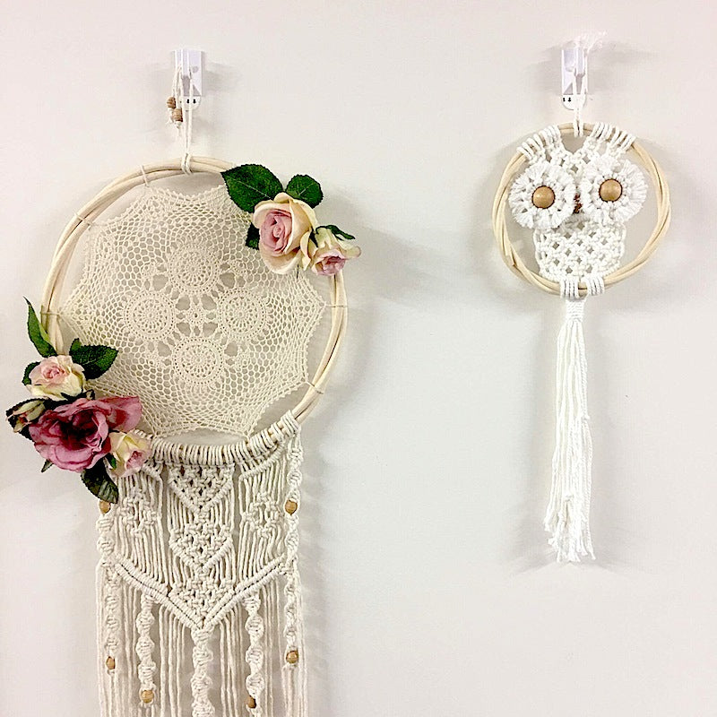 Rattan Woven Handmade Bamboo Cane Hoops - 50cm