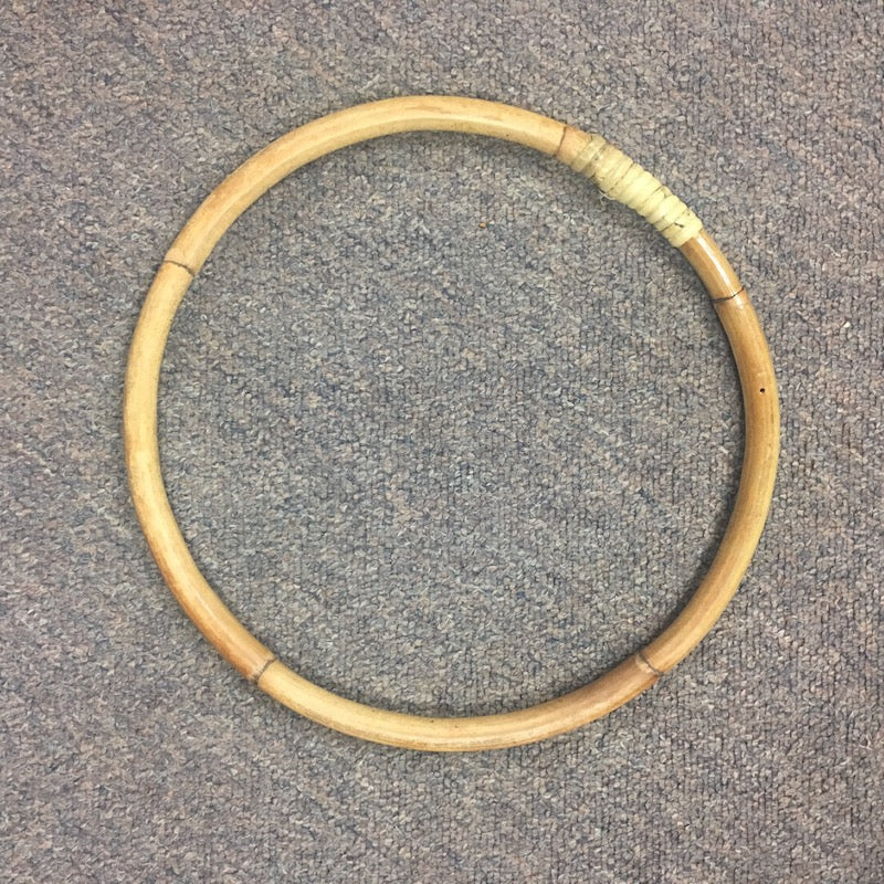 22cm Thin Rattan Hoop - Natural & Handmade