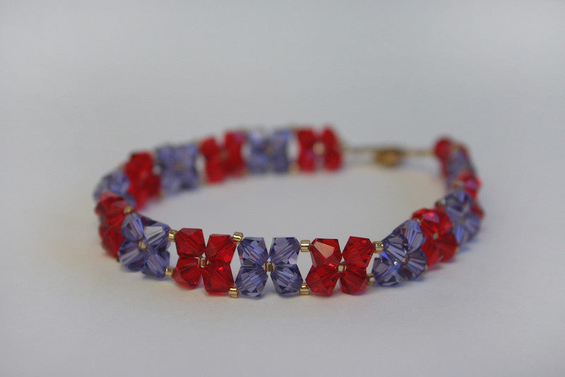 Crystal Daisies Bracelet Pattern