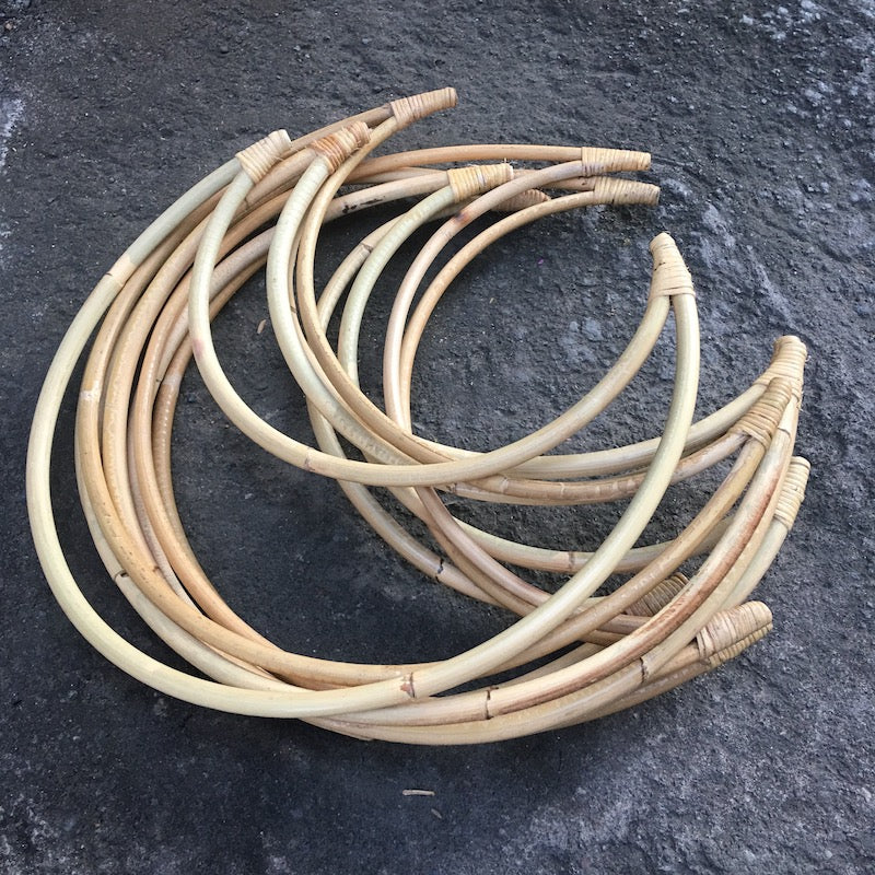 Rattan Natural Hand Made Moons - 35-38cm