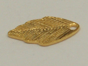 Leaf with Hole Gold Qty: 50