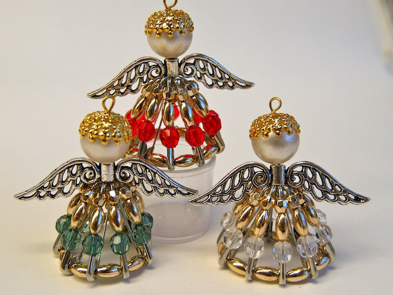 Pin Angel Pattern (made with Safety Pins)