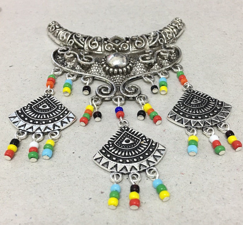 Tibetan Centrepiece (1) - Antique Silver