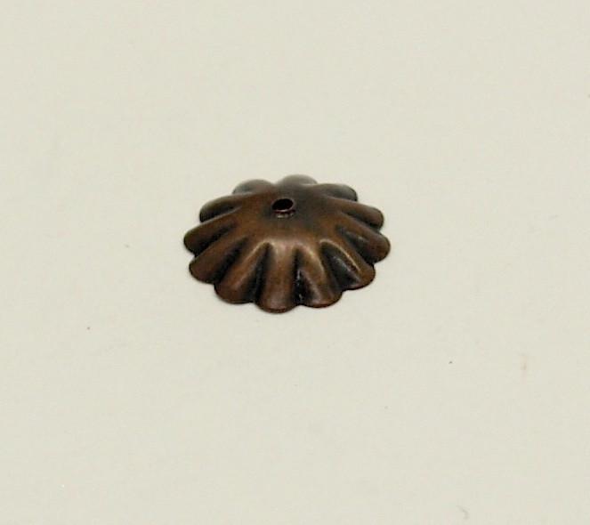 10mm Fluted Bead Cap - 2 colours available - Bead Shack