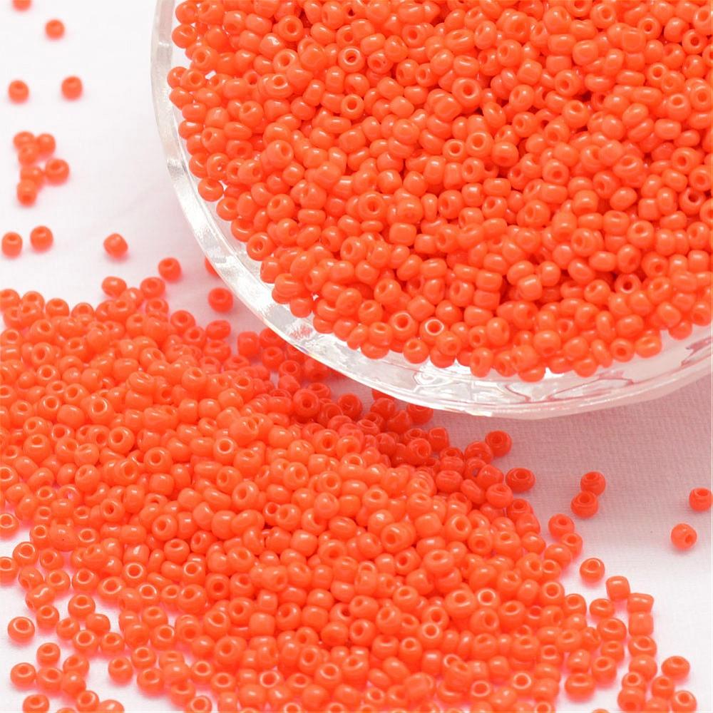 Orange - 8/0 Opaque (50g) - Seed Beads