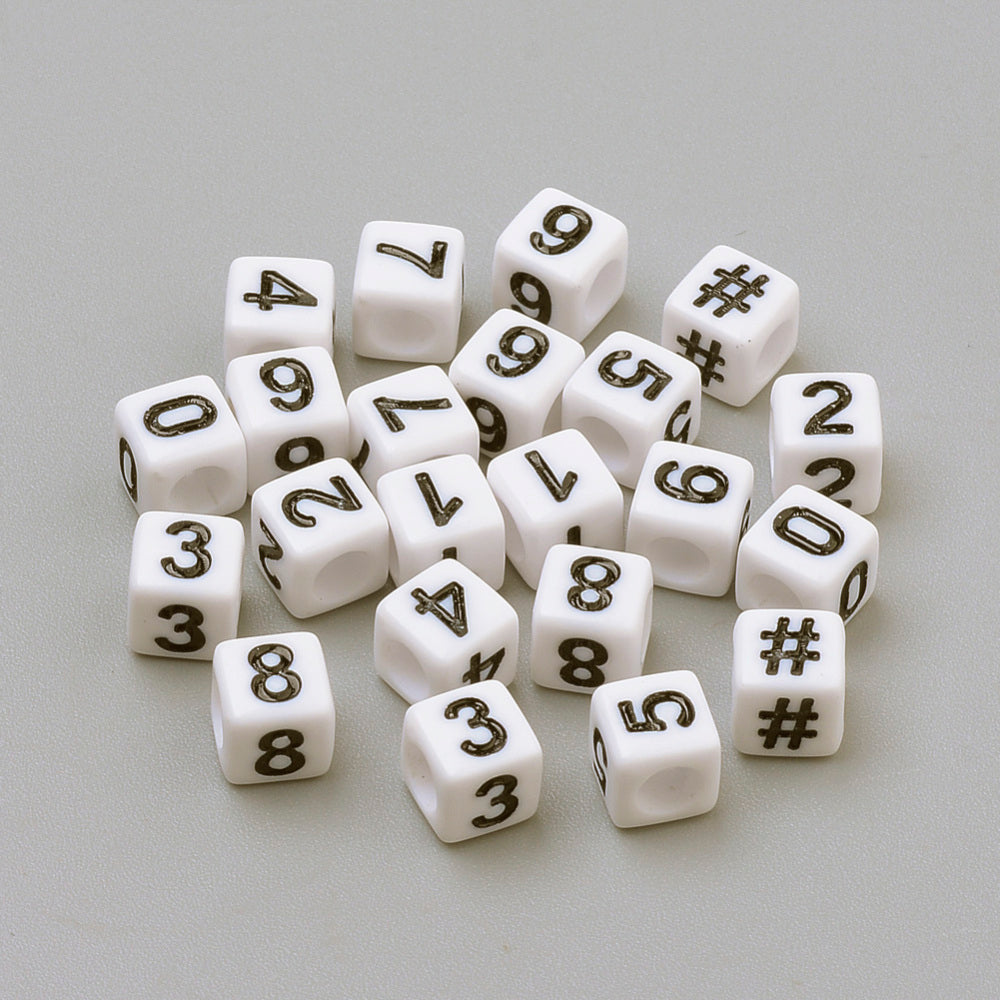 Number Beads (Cubes) - 0