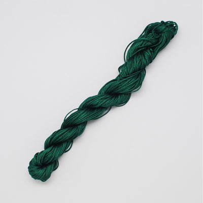 Bottle Green (20m) 1mm Braided Thread – Bead Shack