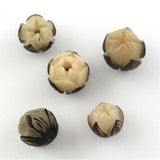 Bodhi Beads - Carved Flower (2)