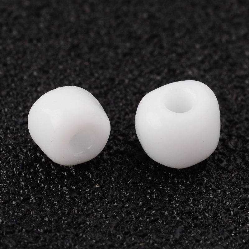 White - 6/0 Opaque (50g) - Seed Beads