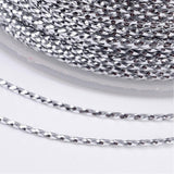 Silver (10m) - 1mm Metallic Cord