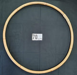 22cm Thin Rattan Hoop - Natural & Handmade