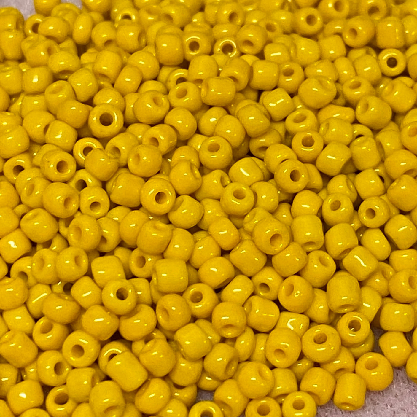 Mustard - 8/0 Opaque (50g) - Seed Beads