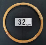 22cm Thin Rattan Hoop - Natural & Handmade
