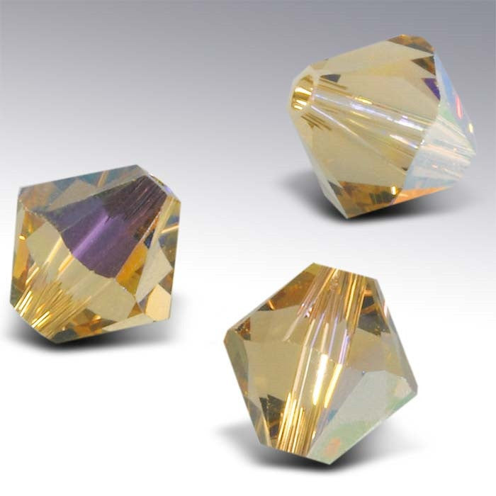 4mm Bicone Swarovski Crystal Beads (10 beads)