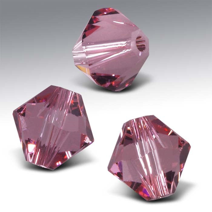 6mm Bicone Swarovski Crystal Beads (10 beads)